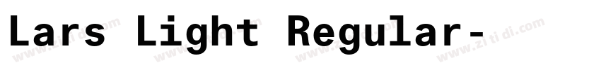 Lars Light Regular字体转换 Lars Light Regular字体转换
